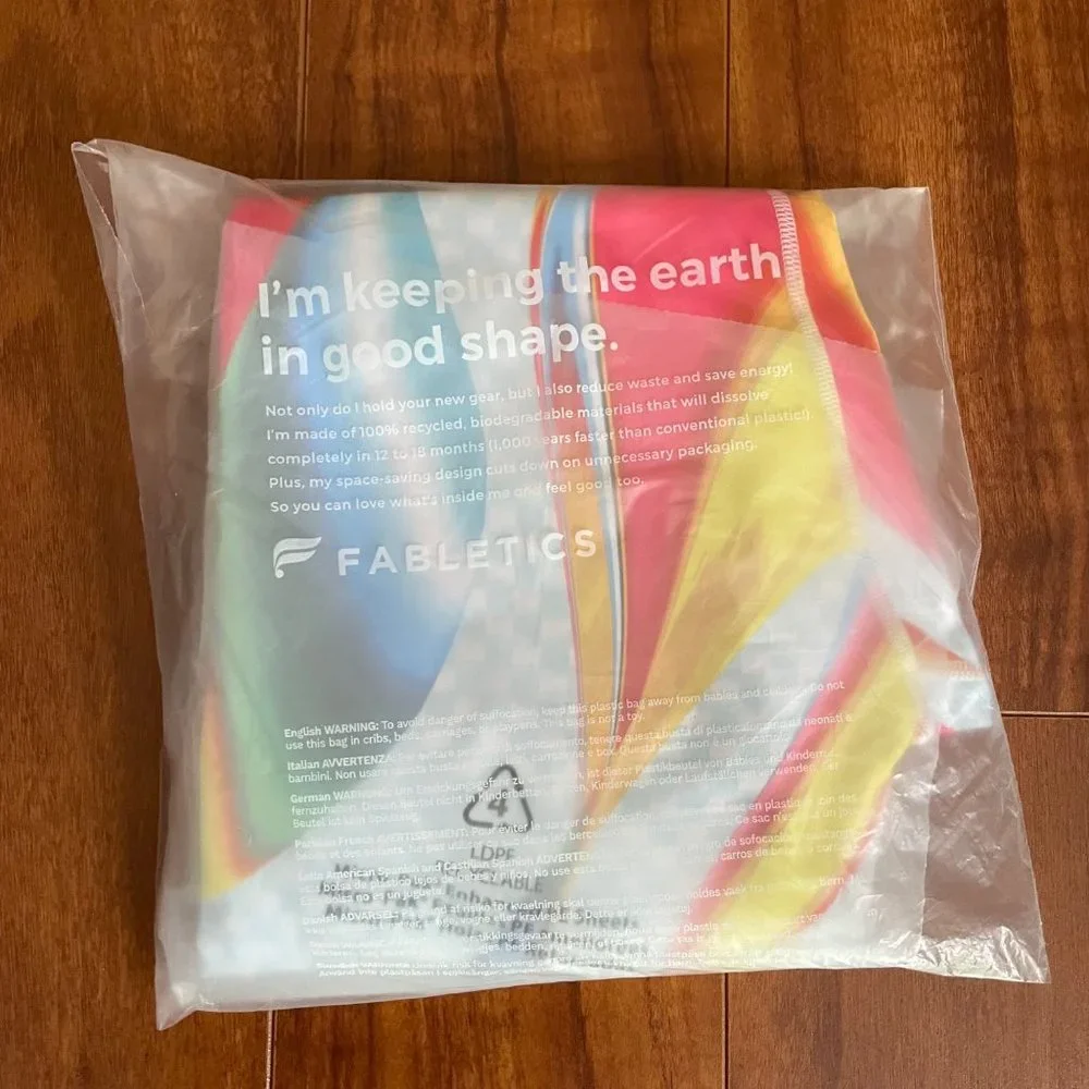 New Fabletics Define Ultra High-Waisted 7/8 Leggings Carnival Size M - Picture 4 of 6